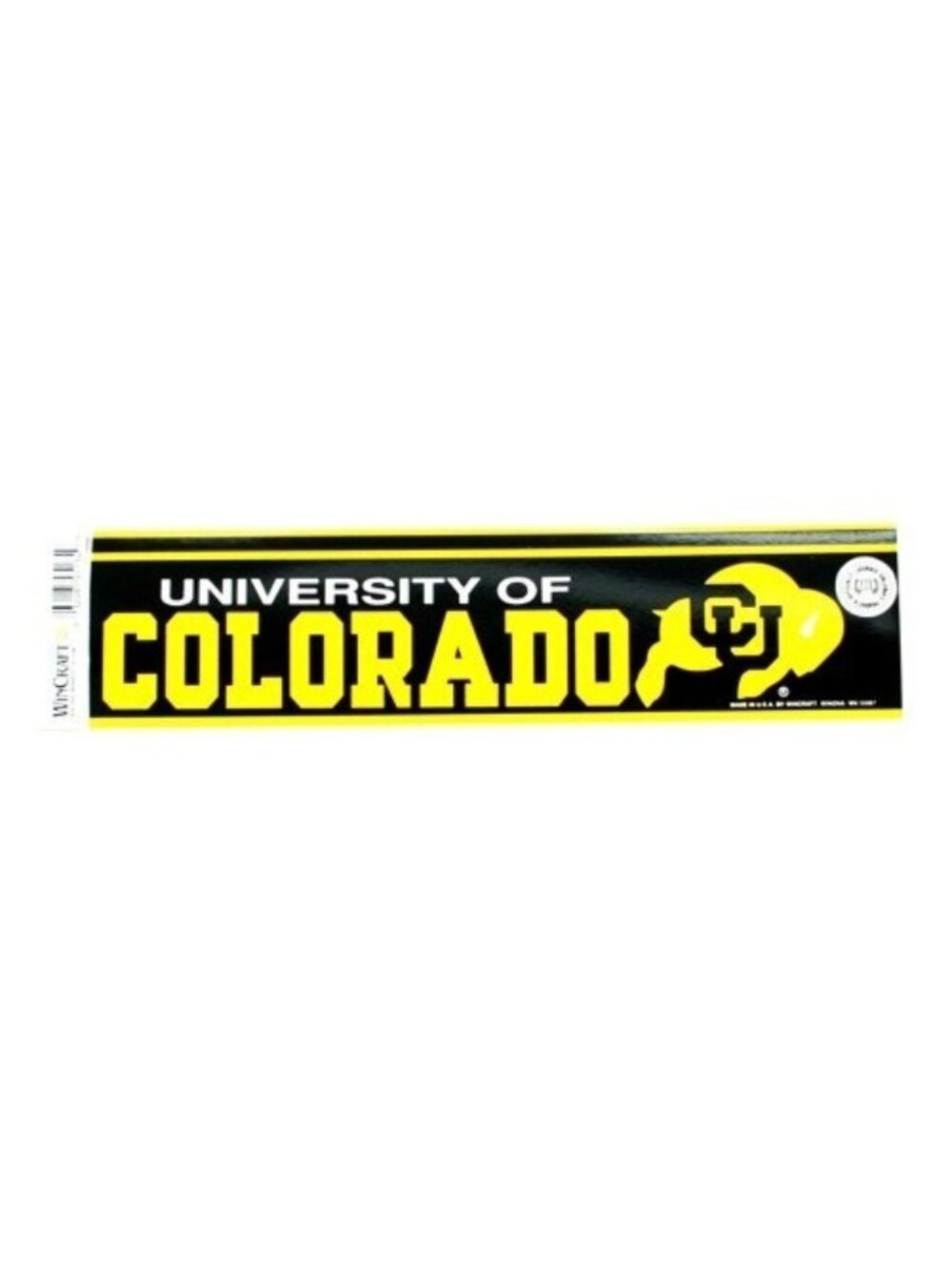Colorado Buffaloes Bumper Sticker Vintage NCAA 12X3